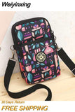 Weiyinxing Shoulder Bags Nylon Women Mobile Phone Bags Mini Female Messenger Purse Lady Wallet New 2023 Female CrossBody Bag