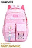 Weiyinxing Bags For Girls Backpacks Children Large Schoolbag Primary Book Bag School Backpack Kids Waterproof Girl Student Rucksack