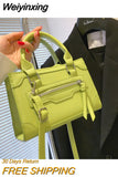 Weiyinxing Trendy Handbag Female Summer 2023 Fashion Motorcycle Style Crossbody Bag Advanced Texture Versatile Personality Shoulder Bag