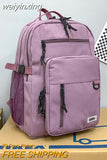 weiyinxing New Insert buckle Waterproof nylon Women Backpack Unisex multi-pocket Laptop backpack Large capacity Student schoolbag