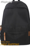 Weiyinxing Women Men Nylon Waterproof College Backpack Fashion Ladies Male Travel Book School Bag Girl Backpack Female Laptop Student