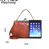 Weiyinxing Simple Style Women Shoulder Bag 2023 High Quality PU Leather Lady Crossbody Bag Fashion Boston Design Handbag Tote Purse