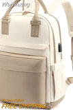 Weiyinxing Women's Travel Backpack Fashion USB Charging Laptop Lightweight Handbag School Bags For Girls Multifunctional Suitcase Backpacks