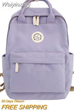 Weiyinxing Student Female Fashion Backpack Waterproof Cute Women School Bag Lady Laptop White Book Kawaii Girl College Backpack Travel
