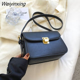 Weiyinxing Brand Crossbody Bags for Women Fashion Design Underarm 2023 Woman PU Leather Shoulder Bag Female Handbags and Purses New