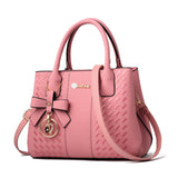 Weiyinxing Female 2024 Fashion Handbag Big Bag Tide Middle-Aged Embroidery Thread Single Shoulder Cross-Body Bag Handbag