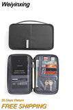 Weiyinxing Wallet Family Passport Holder Creative Waterproof Document Case Organizer Travel accessories Document Bag Cardholder