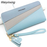 Weiyinxing for Women Kawaii Large Wallet Luxury Designer Lady Wallet Pink Purse Womens Wallet Big Women Leather Wallet Coin Purse