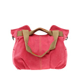 Weiyinxing Version Fashion Joker Casual One Shoulder Oblique Cross Handbag New Retro Trend Casual Canvas Bag Women's Bag