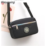 Weiyinxing Cloth Women's Crossbody Bag 2023 Cloth Casual Backpack Messenger Nylon Canvas Bag Shoulder Middle-aged Mother Handbag