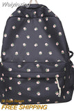 Weiyinxing Floral Print Laptop College Backpack Fashion New Girl School Bag Women Cute Student Backpack Trendy Lady Kawaii Book Bags