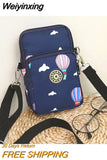 Weiyinxing Shoulder Bags Nylon Women Mobile Phone Bags Mini Female Messenger Purse Lady Wallet New 2023 Female CrossBody Bag