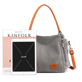 Weiyinxing Cloth Bag Bag Canvas Bag New Student Art Cross-Slung Large Capacity Ladies Bag Canvas Bag Women's Shoulder Bag