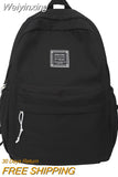 Weiyinxing Waterproof Cute Travel Student Bag Lady Kawaii Solid College Backpack Trendy Cool Women Bags Fashion Female Backpack Laptop