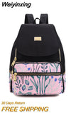 Weiyinxing Women Nylon Backpacks Fashion Shoulder Bags Female Backpack Ladies Travel Backpack School Bags For Girls