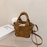 Weiyinxing Red Envelope Bag Female 2024 On The New Texture Woven Handbag Popular Fashion Shoulder Bag Cross-Body Bag