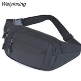 Weiyinxing Men Women Waist Bag Casual Fanny Pack Purse Large Phone Belt Bag Pouch Canvas Outdoor Travel Phone Bag Banana Hip Bags