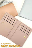 Weiyinxing Mini Wallet Short Style Ultrathin Large-capacity Card Purse Multi-card Slot Handbag Simple Fashion Multicolor Coin Purse