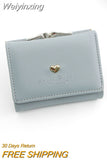 Weiyinxing Women Wallet loving heart Short Women's Wallet Card Holder Girls Mini Woman Fashion Lady Coin Purse for Female Clutch Bag
