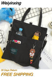 Weiyinxing Women's Tote Bag Large Capacity Simple Cute Student Shopper School Backpacks For Women Crossbody Female Shoulder Bag
