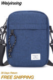 Weiyinxing Mini Crossbody Bag Small Men's Shoulder Bag Men Diagonal Small Backpack Light Messenger Phone Bag Boy Fanny Chest Pack
