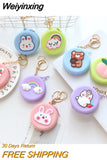 Weiyinxing Silicone Wallet Cartoon Printing Children Cute Round Shaped Small Zero Purses Korean Style Coin Key Storage Bag Mini Handbag