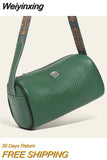 Weiyinxing Women Bag Genuine Leather Bag Quality Shoulder Bags Simple Shoulder Messenger Solid Color Crossbody Bag Female Handbag Designer