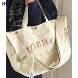 Weiyinxing American Embroidery Canvas Bag High Capacity High Quality Women's Bag Messenger Bag Tote Shopping Bag Commuter Bag Purse