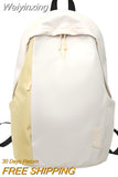 Weiyinxing Lady Waterproof High Capacity Book Backpack Girl Boy College Backpack Male Female Travel Bag Fashion Men Women Laptop Bag