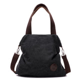 Weiyinxing Version Of Leisure Simple Literary Canvas Bag Women's Handbag Single Shoulder Cross-Body Bag Sen Women's Students Canvas Bag Bag