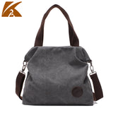 Weiyinxing Version Of Leisure Simple Literary Canvas Bag Women's Handbag Single Shoulder Cross-Body Bag Sen Women's Students Canvas Bag Bag