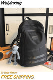 Weiyinxing Color Fashion Women Backpack Female Waterproof Nylon Shoulder Bag Kawaii Travel Bookbag Schoolbag for Teenage Girls