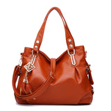 Weiyinxing Women's Bag 2024 Soft Leather Large Capacity Handbag Fashion Mother Bag Middle-Aged One-Shoulder Cross-Body Bag Tide