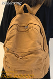 Weiyinxing Fabric School Bag College Student Women Backpack Travel Ladies Vintage Canvas Bag Female Kawaii Laptop Fashion New Backpack 911