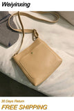 Weiyinxing Texture Crossbody Bag Casual Fashion Versatile Soft PU Leather Women's Small Square Bag 2023 New Single-shoulder Handbag