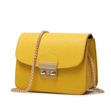 Weiyinxing New Fashion Women's Bag, Small Square Bag, One-Shoulder Chain Bag, Women's Leather Bag, Star Source Of The Same Style.