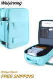 Weiyinxing Women's Travel Backpack Large Capacity Airplane Multi-Function Luggage Lightweight Waterproof Notebook Bagpacks Women Sports Bag