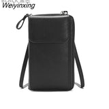 Weiyinxing Ladies Small Crossbody Messenger Bags for Women Shoulder Bag Phone Wallet Mini PU Leather Card Holder Female Purse