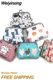 Weiyinxing Women Mini Wallets Coin Purses Kids Clutch Money Bags Female Pouch Hasp Change Purse Cute Girls Zero Wallet Carteir Cartoon Cat