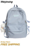 Weiyinxing Waterproof Nylon Women Bags School Backpack for Teenagers Girls Travel Backbag Mochilas Female Small Bookbag Kawaii Bag