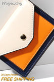 Weiyinxing Women Wallet Short Purse Small PU Leather Credit Card Holders Slim Envelope Female Wallets Coin Pocket Fashion Clutch Bags