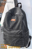 Weiyinxing Canvas Travel Denim Book Bag Ladies Kawaii Backpack Women Leisure School Bag Girl Vintage Laptop College Backpack Fashion