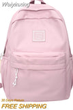 Weiyinxing Waterproof Cute Travel Student Bag Lady Kawaii Solid College Backpack Trendy Cool Women Bags Fashion Female Backpack Laptop