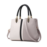 Weiyinxing [Women's Bag] Autumn 2024 New Fashion Contrast Color Handbag Large Capacity Commuter One-Shoulder Cross-Body Bag Tide