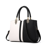 Weiyinxing [Women's Bag] Autumn 2024 New Fashion Contrast Color Handbag Large Capacity Commuter One-Shoulder Cross-Body Bag Tide