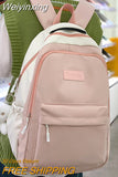 Weiyinxing Girl Travel Book Cute Ladies Waterproof Kawaii College Backpack Women Leisure School Bag Fashion Laptop Student Female Bags