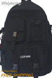 Weiyinxing Women Boy Nylon Backpack Travel Mesh Female Student College School Bag Men Girl Cool Laptop Backpack Male Fashion Book Bags Lady