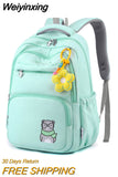 Weiyinxing Quality Woman Backpack Fashion Schoolbag For teenage Girls boys Multi-pocket Rucksack 2023 New