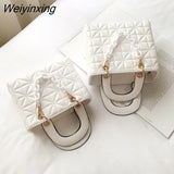 Weiyinxing Women Bags Chain Handbags Fashion Shoulder Bag Luxury Crossbody Bags for Girls 2023 Designer PU Flap for Female Messenger Bag