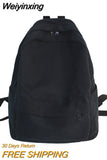 Weiyinxing Female Cotton Canvas Backpack Kawaii Women Vintage School Bag Teenage Girl Cute Backpacks Fashion Ladies Luxury Bag Book